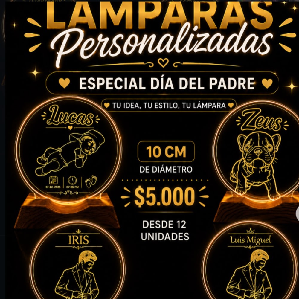 Lámpara Personalizada Mediana